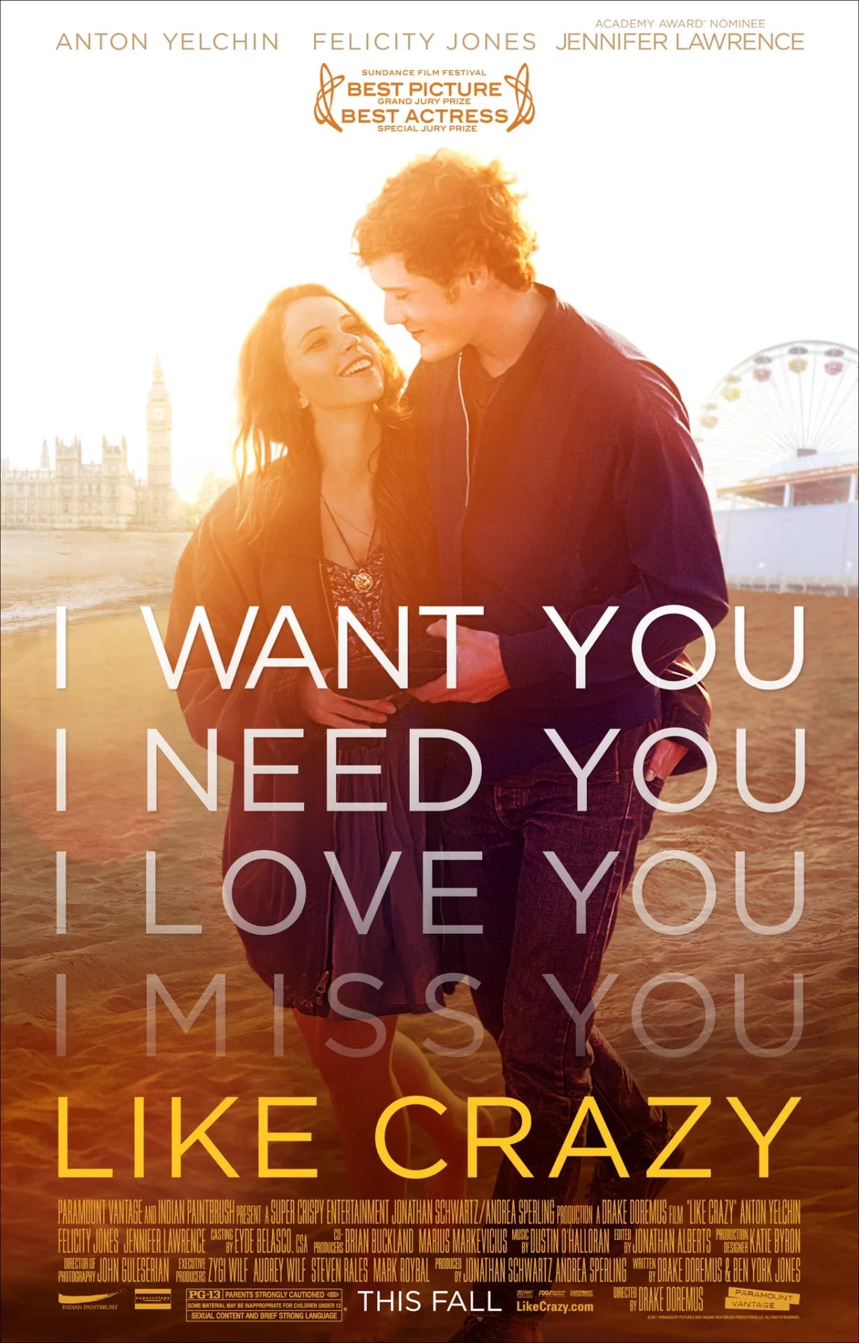 Like Crazy (2011) รักแรก รักแท้ รักเดียว