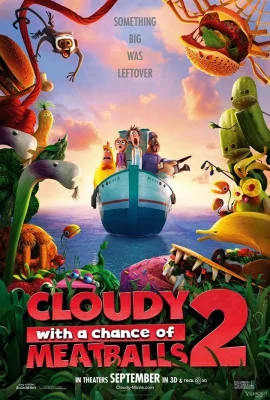 Cloudy with a Chance of Meatballs 2 (2013) มหัศจรรย์ลูกชิ้นตกทะลุมิติ 2
